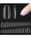 Beetles Gel Nail Tips - 500 Pcs Clear Short Oval False Nails for Easy DIY Extensions & Gel Polish - Buy Online on GoSupps.com