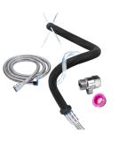 Shower Enema Douche Nozzles for Men & Women - Comfortable Silicone 4 Holes Water Spray Reusable Enema Attachment - Buy Online on GoSupps.com
