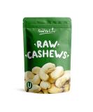 1 lb Raw Cashews - Non-GMO Deluxe Whole Nuts, Unsalted, Unroasted - W-320 Size, Vegan & Kosher - Bulk Packed - Rich in Phosphorus, Magnesium, Copper & Manganese - Buy Online on GoSupps.com