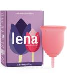 Lena Cup Reusable Menstrual Cup | Pink Large | Experienced and Advanced Cup Users | Tampon Pad and Period Disc Alternative | Feminine Care Hygiene Products Large Classic Pink - Buy Online on GoSupps.com
