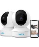 REOLINK Home Security Camera System 3MP HD Plug-in Indoor WiFi Camera Pan Tilt Pet Camera Baby Monitor Night Vision 2 Way Audio Smart Human/Pet Detection Local SD Card Storage E1(2 Pack) 2 Pack Indoor Cam - Buy Online on GoSupps.com