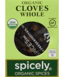 Organic Whole Cloves by Spicely - 0.15 Ounce | Buy Premium Spices Online - Buy Online on GoSupps.com