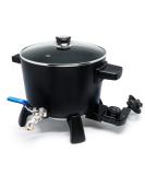 Electric Wax Melter for Candle Making - 6Qt Capacity - Convenient Pouring Spout - Buy Online on GoSupps.com