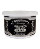 Wax Necessities Barbero Grooming Hard Wax Steel for Men 14oz - Gentle Hair Removal - Buy Online on GoSupps.com