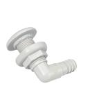 Johnson Pumps of America 7503 5 Marine 90 Degree 3/4 White Thru-Hull Connector - Reliable and Durable - Buy Online on GoSupps.com