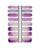 Buy My Nails Lila Clouds - 16 Ultra-Thin Self-Adhesive Nail Foils | Premium Purple Nail Art Wraps for Natural Acrylic Gel & Shellac Nails - Buy Online on GoSupps.com