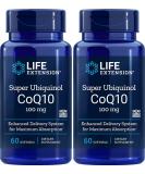 Buy Super Ubiquinol CoQ10 100 mg - 60 Softgels Pack of 2 | Premium Antioxidant for Energy & Heart Health - International Shipping Available - Buy Online on GoSupps.com