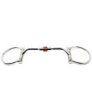 Horse Stainless Steel D-Ring Snaffle Bit with Copper Rollers - 5 Mouth - Model 35310v - Buy Online on GoSupps.com