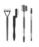 SWEET VIEW Eyelash Comb Eyelash Separator Brow Brush and Eyelash Curler - Professional Eye Makeup Tools (Set of 4) - Buy Online on GoSupps.com