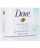 Dove Sensitive Skin Bar Soap 3.15 oz - Pack of 4 | Gentle Cleansing for Delicate Skin - Buy Online on GoSupps.com