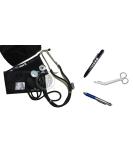 Buy NK442 5-Piece Nurse Kit Set | Sprague Rapport Stethoscope Manual Blood Pressure Monitor & Accessories - International Shipping Available - Buy Online on GoSupps.com