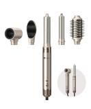 Buy Slopehill Airstyler 5 in 1 - 110 000 RPM High-Speed Ionic Hair Dryer & Multi-Hairstyler | Quick Drying Air-Curling Rod Straightener & Volume Brush (Champagne Gold) - International Shipping Available - Buy Online on GoSupps.com