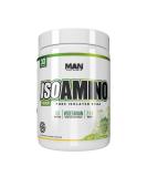 MAN Sports ISO Amino Pure Isolated BCAA Powder 270g - Mountain Mist | Vegetarian 2:1:1 Ratio | Natural Ingredients & No Fillers for Lean Muscle Building - Buy Online on GoSupps.com