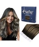 FSHINE Tape-In Extensions 50g Real Hair 20 Pieces 35cm Off Black to Honey Blonde Seamless Remy Hair #1b/27/1b #1b/27/13b - Buy Online on GoSupps.com