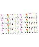 KALLORY 56 pcs Plant Girls Mixed Style Toddler Barrettes - Mini Sprout Hairpins Pins for Kids Party with Grass Sprouts, Little Mushrooms, Butterflies - Novelty Simulation Barrette Set - Buy Online on GoSupps.com