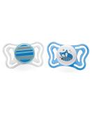 Succhietto Chicco 71033.210 for 6-16 Months - Blue Soother for International Shipping - Buy Online on GoSupps.com