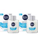 Nivea Men Sensitive Cool After Shave Balm 100ml - Soothing Skincare with Chamomile & Vitamin E (2 Pack) - International Shipping Available - Buy Online on GoSupps.com