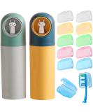Saijer Toothbrush Case for Children | Portable Travel Toothbrush Cover & Container | Protect & Organize Your Toothbrush - Buy Online on GoSupps.com