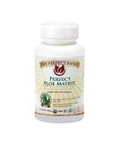 The Perfect Range Aloe Matrix - 60 Aloe Vera Capsules for Healthy Skin & Hair 250mg Supports Healthy Digestion & Immune System Vitamin E Aloe Vera Capsules Alo Vera Capsules - Buy Online on GoSupps.com