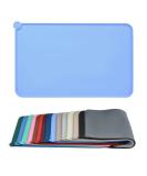 Audwud Waterproof Silicone Pet Mat for Dogs & Cats - Anti-Slip 71x46 cm Foggy Blue - Buy Online on GoSupps.com