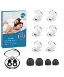 Buy Anti Snoring Devices (6 Pack) - Magnetic Clips & Ear Plugs for Comfortable Sleep | Reusable Snoring Solution for Men & Women - Buy Online on GoSupps.com