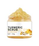 Hocossy Turmeric Body Scrub - 150ML for Acne, Dark Spots, Hyperpigmentation, and Smooth Skin - Buy Online on GoSupps.com