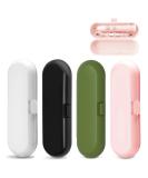 Premium Electric Toothbrush Travel Case - 4 Pack Portable & Durable for Camping School & Outdoor Use - 4 Colors Perfect Size 21.5 x 8.0 x 4.5 cm - Buy Online on GoSupps.com
