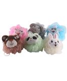 Buy Frcolor Animal Bath Shower Sponge Cute Cartoon Exfoliating Loofah Balls for Kids | 6-Pack Body Pouf Ideal for Gentle Cleaning & Fun Bath Time - Buy Online on GoSupps.com