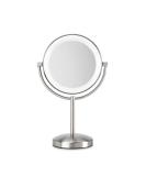 BaByliss Slimline LED Mirror 9437E - 1x & 8x Magnification Brushed Chrome | International Shipping Available - Buy Online on GoSupps.com