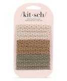 Kitsch Recycled Nylon Polka Dot Medium Hair Ties - Pack of 12 | No Damage Hair Elastics | Black Hair Bands for Thick & Thin Hair | Ponytail Holders | Hair Accessories for Girls - Buy Online on GoSupps.com