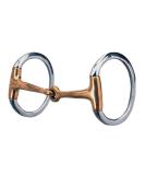5 Eggbutt Snaffle Bit with Jointed Copper Mouth - Quality Horse Tack - Buy Online on GoSupps.com