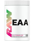 RAW EAA Essential Amino Acids Powder Supplement | Maximize Protein Synthesis, Build Lean Muscle Mass | Increase Strength, Endurance, Recovery | BCAA Energy Supplement | Watermelon (25 Servings) Watermelon 11.11 Ounce (Pack of 1) - Buy Online on GoSupps.com