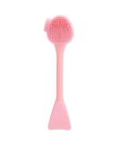 Silicone Facial Mask Cleansing Brush - Soft Deep Clean for Blackheads | Comfortable Handle in Pink - Buy Online on GoSupps.com