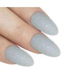 Buy Bling Art False Nails - Glossy White Red Brown Black Almond Stiletto Acrylic Tips | 24 Long Pearl White Gel Nails for Stunning Manicures - Buy Online on GoSupps.com