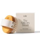 Ruhi body brush/dry brush soft 100% natural bristles/manufactured in Germany FSC-certified beech wood & plastic-free for dry brush Massage (Dry Brush) lymphatic drainage against cellulite brown 1 piece (1 Pack) - Buy Online on GoSupps.com