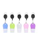 Buy 5-Part Silicone Travel Bottle Set - Leak-Proof Portable Refill Bottles with Carabiner | Perfect for Liquid Soap & Toiletries - 38 ml - Buy Online on GoSupps.com