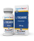 Superior Source L-Theanine 200 mg - MicroLingual Instant Dissolve Tablets | Promotes Relaxation & Restful Sleep | Non-GMO | 100 Ct - Buy Internationally - Buy Online on GoSupps.com
