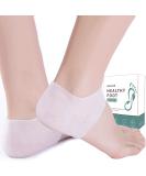 Buy Heel Protectors & Plantar Fasciitis Relief Gel Cups Cushions for Blisters Cracked Feet & Spurs Soft Support for Men & Women - Buy Online on GoSupps.com