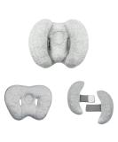 Blublu Park Baby 2 in 1 Travel Cushion - Adjustable Neck and Head Support Insert for 3-12 Month Infants, Gray - Buy Online on GoSupps.com