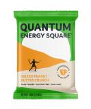 QUANTUM Organic Caffeinated Energy Bars - Plant Based Protein - Vegan, Gluten & Dairy Free - Salted Peanut Butter Crunch - 8 Pack - Buy Online on GoSupps.com
