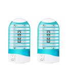 Indoor Bug Zapper 2 Pack - Electric Mosquito Killer Trap for Home - Plug in Gnat Fly Trap Lamp - Eliminates Flying Pests - House Bug Killer Light - Buy Online on GoSupps.com