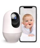 Nooie Baby Monitor - 360 WiFi Baby Camera 1080p HD Night Vision AI Tracking Intercom & Alexa Compatible - Buy Online on GoSupps.com
