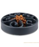 Wangstar Slow Feeder Bowl for Dogs and Cats - Anti-Skid Design, Bloat Stop Puzzle Fun Maze, Slow Eating Pet Bowl - Medium Size 8''x1.9'' Grey - Buy Online on GoSupps.com