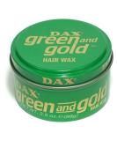 DAX Green and Gold Hair Wax - Premium Styling Wax for All Hair Types | International Shipping Available - Buy Online on GoSupps.com