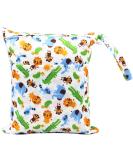 Baby Diaper Bag Wet Dry Bag | Waterproof Nappy Organizer | Reusable Cloth Wet Bag - Color 2 L - Buy Online on GoSupps.com