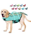 Emust Dog Vest for Swimming & Boating - High Buoyancy Ripstop Chimney for Small & Medium Breeds (M Green) - Buy Online on GoSupps.com