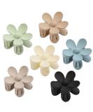 Hair Claw Clips, 6PCS Matte Flower Hair Clips, Large Claw Clips For Women Thick Hair, Big Cute Dasiy Hair Clips, Non Slip Strong Hold For Women Thin Hair, Hair Accessories For Women Girls Gifts, 6 Colors Light Color - Buy Online on GoSupps.com