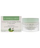 L'Erbolario Ginkgo Biloba & Red Grape Face Cream - Smooths Imperfections Softens Skin - Paraben & Silicone Free - 1.6 oz - Buy Online on GoSupps.com