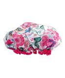 PracticDomus Floral Printed Shower Cap - Reusable & Waterproof by Giordano di Ponzano | International Shipping Available - Buy Online on GoSupps.com