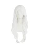 MapofBeauty 28" 70cm Long Curly Hair Ends Costume Cosplay Wig (White) - Buy Online on GoSupps.com